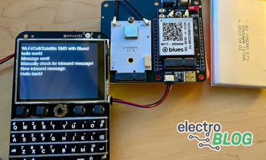 Blues Starnote: Enabling Two-Way Satellite Messaging for IoT and Remote Communication