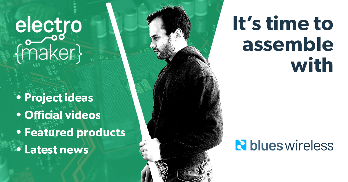 Blues Wireless Featured Products Notecard & Notecarrier